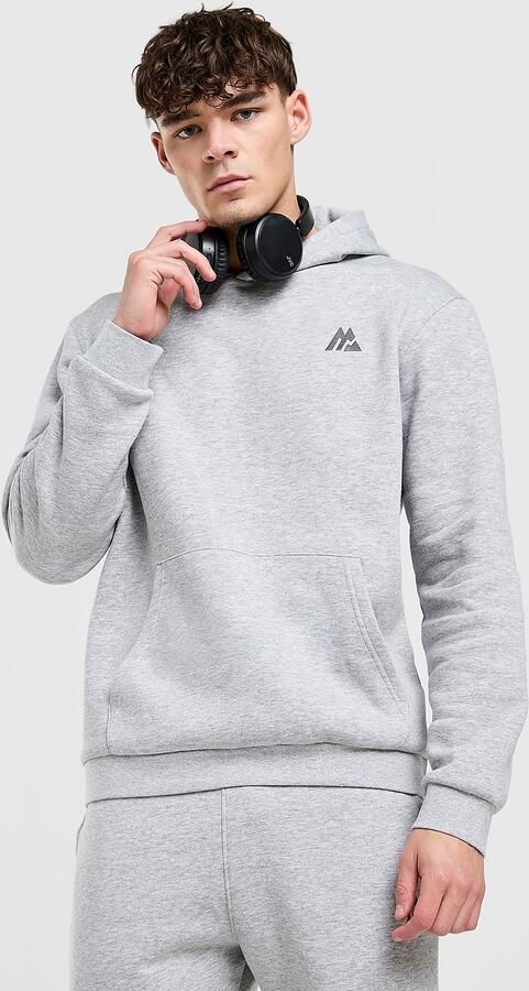 MONTIREX Logo Fleece Hoodie Grijs- Heren Grijs