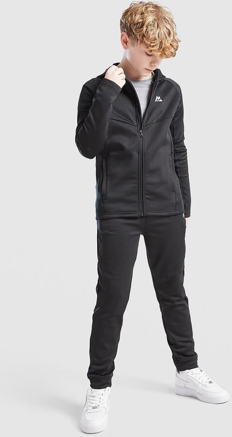 MONTIREX Longitude Track Pants Junior Zwart Kind Zwart
