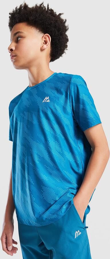 MONTIREX MTX Camo T-Shirt Junior Blauw Kind Blauw