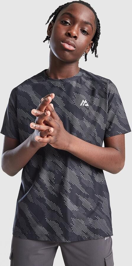 MONTIREX MTX Camo T-Shirt Junior Zwart Kind Zwart