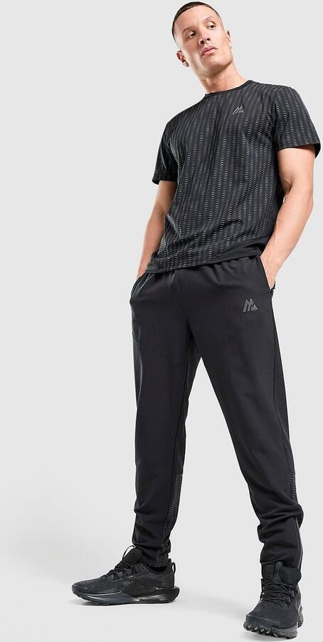 MONTIREX MTX Reflective Track Pants Zwart- Heren Zwart