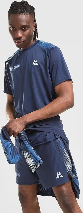 MONTIREX MTX Run Disperse T-Shirt Blauw- Heren Blauw