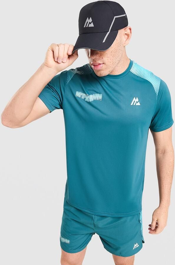 MONTIREX MTX Run Disperse T-Shirt Blauw- Heren Blauw