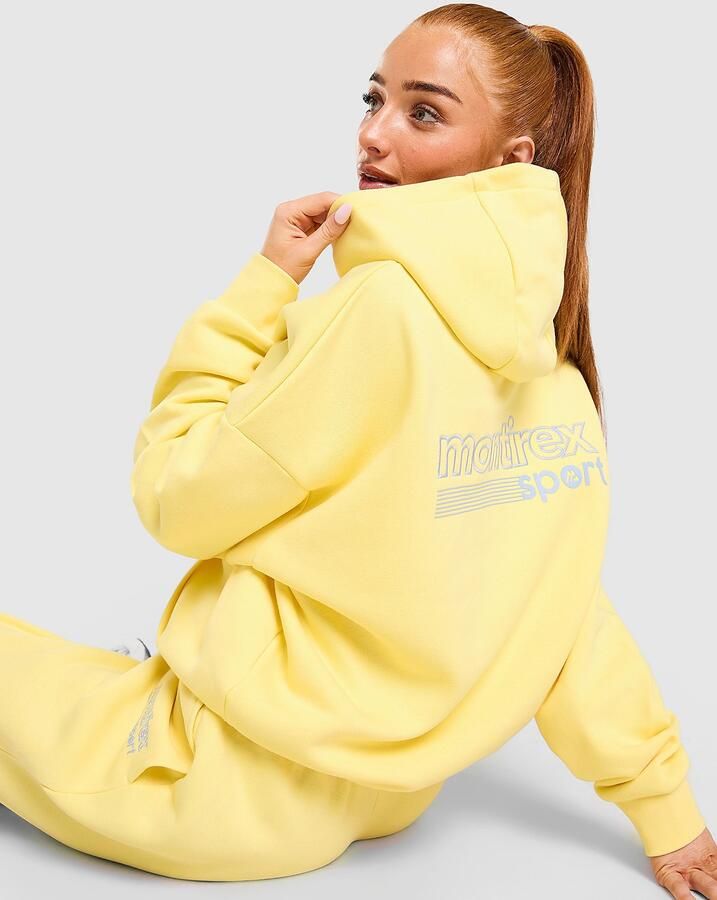 MONTIREX MTX Sport Fleece Hoodie Geel- Dames Geel