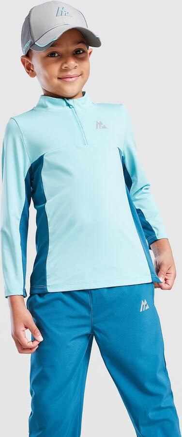 MONTIREX Peak 2.0 1 4 Zip Tracksuit Children Blauw Kind Blauw