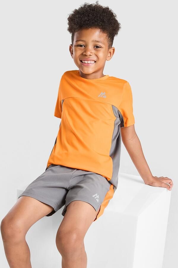 MONTIREX Peak T-Shirt Shorts Set Children Oranje