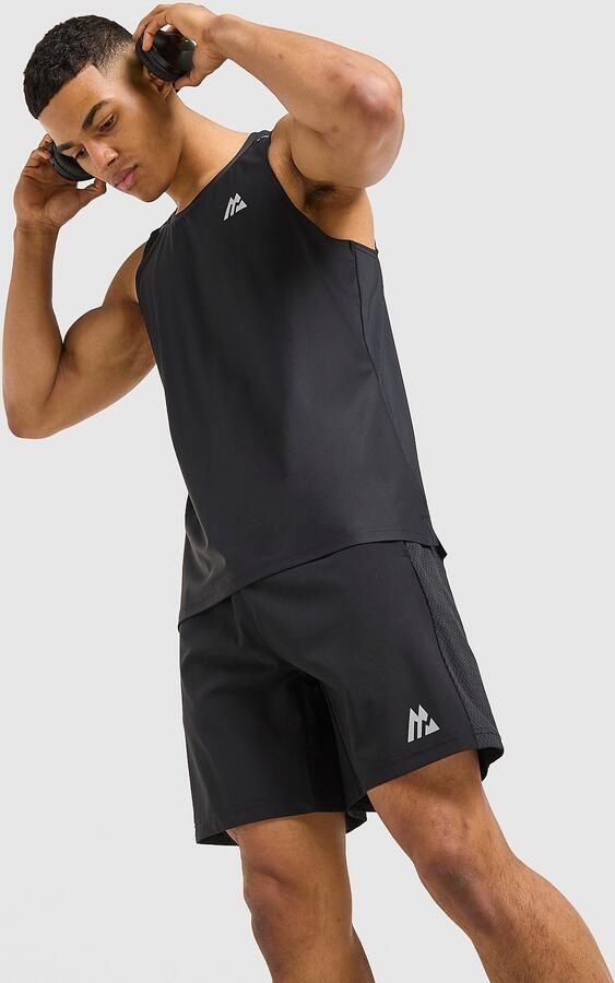 MONTIREX Pulse Woven Shorts Zwart- Heren Zwart