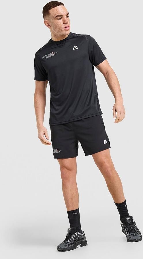 MONTIREX Run Vital Shorts Zwart- Heren Zwart