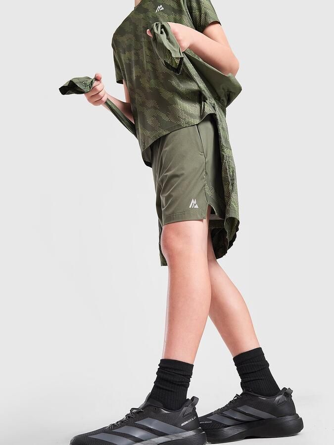 MONTIREX Thera Camo All Over Print Shorts Junior Groen Kind Groen