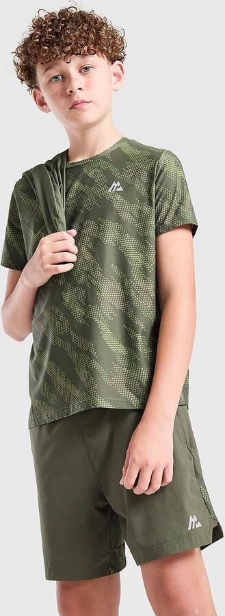 MONTIREX Thera Camo All Over Print T-Shirt Junior Groen Kind Groen