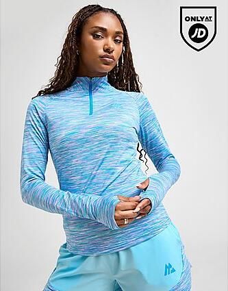 MONTIREX Trail 1 4 Zip Top Blue- Dames Blue