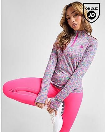 MONTIREX Trail 1 4 Zip Top Pink- Dames Pink