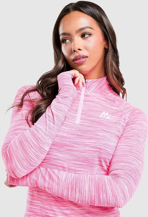 MONTIREX Trail 1 4 Zip Top Roze- Dames Roze