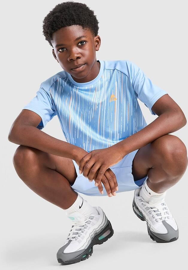 MONTIREX Vigour All Over Print T-Shirt Junior Blauw Kind Blauw
