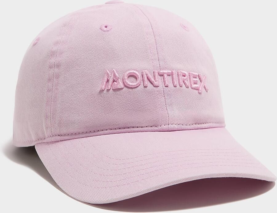 MONTIREX Washed Cap Roze- Dames Roze
