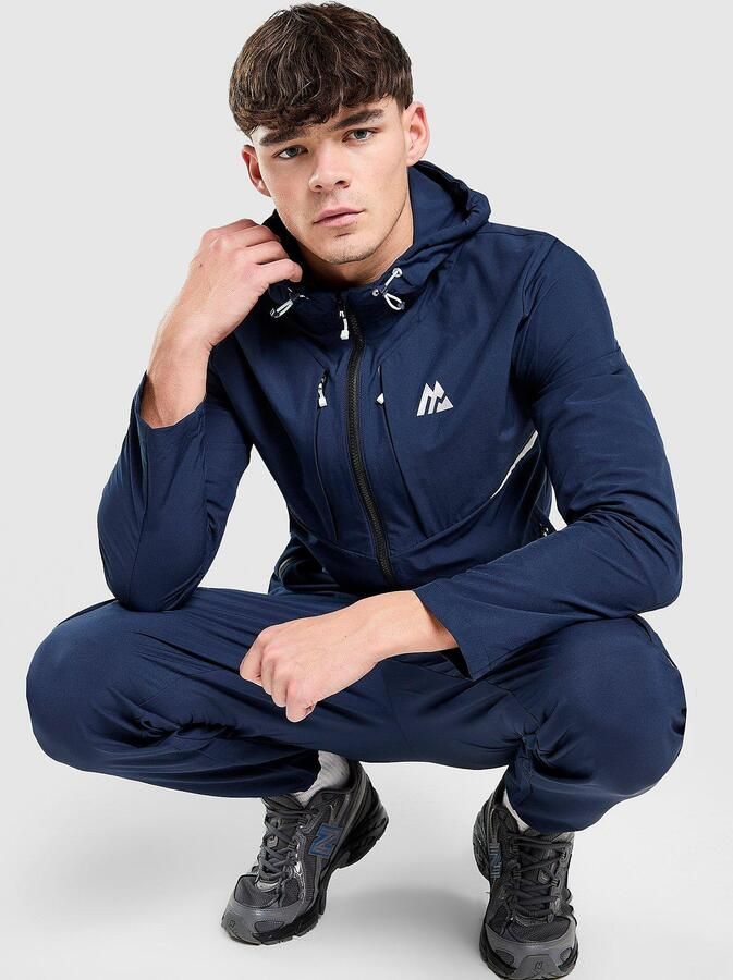 MONTIREX Zeta Woven Full Zip Jacket Blauw- Heren Blauw