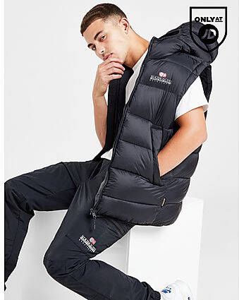 Napapijri Anders Hooded Gilet Black- Heren