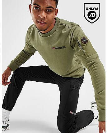 Napapijri Belk Crew Sweatshirt Green- Heren