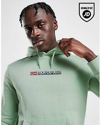 Napapijri Bory Logo Hoodie Green- Heren