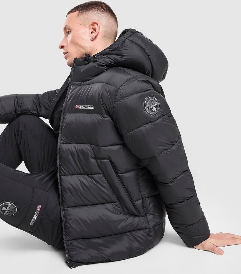 Napapijri Anders Padded Jacket Zwart- Heren Zwart