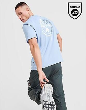 Napapijri Back Graphic Bollo T-Shirt Sky- Heren Sky