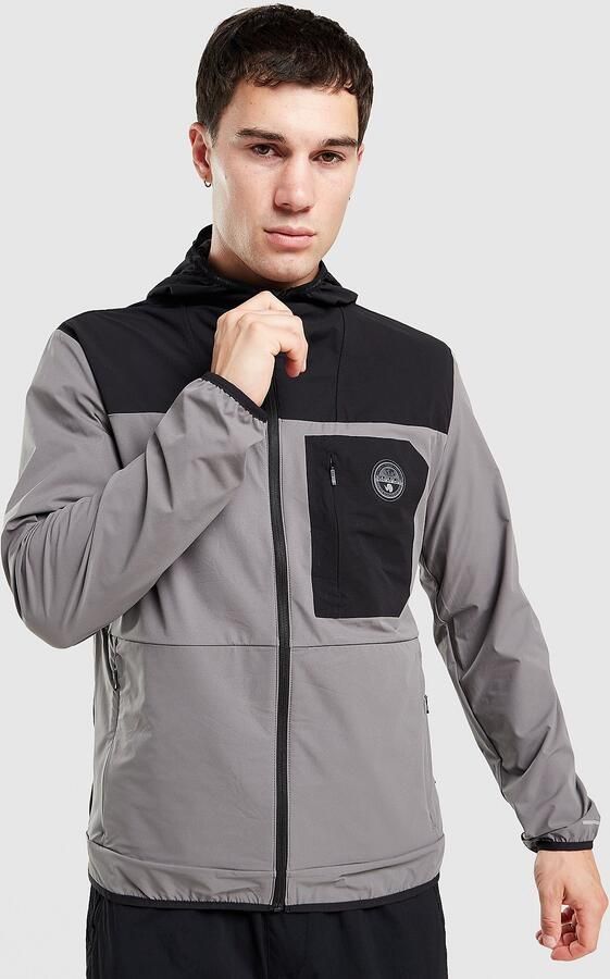 Napapijri Balkas Full Zip Hoodie Grijs- Heren Grijs