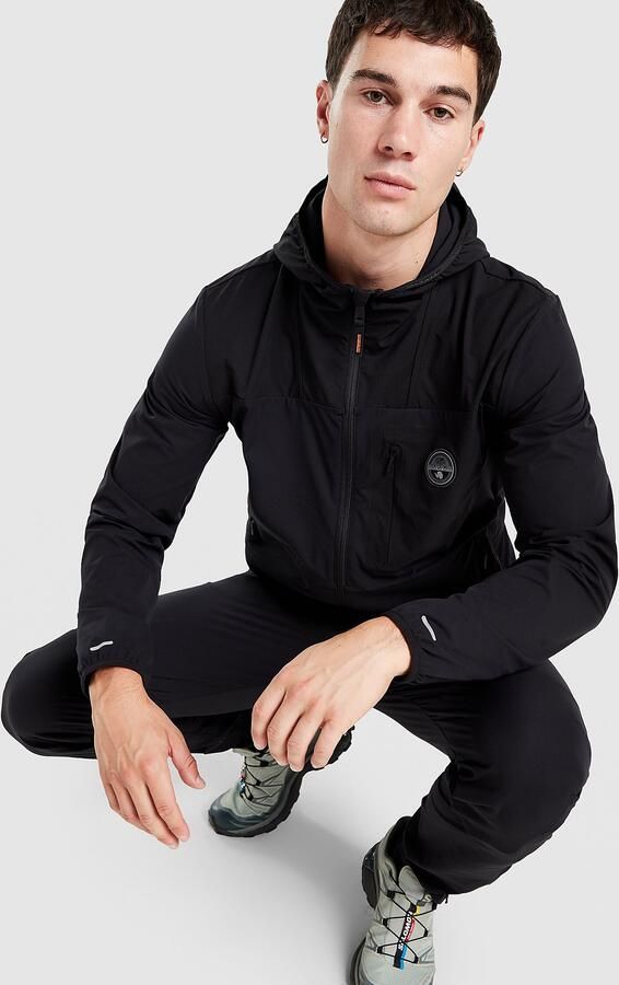 Napapijri Balkas Full Zip Hoodie Zwart- Heren Zwart