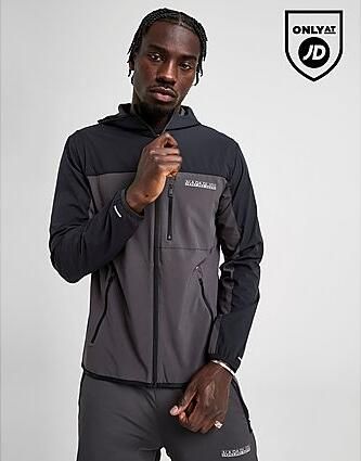 Napapijri Balkaz Full Zip Hoodie Black- Heren Black