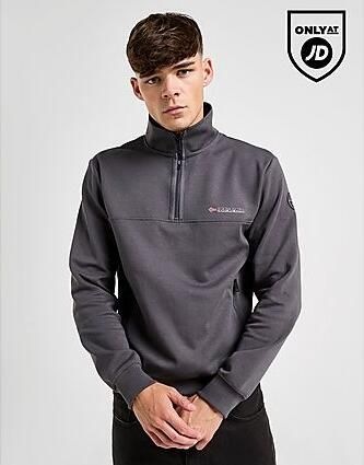 Napapijri Bastien 1 2 Zip Sweatshirt Grijs- Heren Grijs - Foto 2