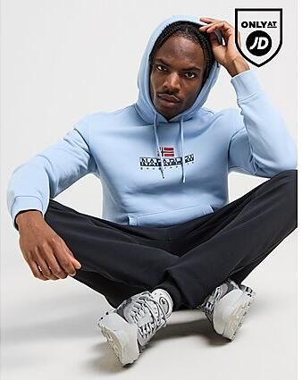 Napapijri Bory Logo Hoodie Sky- Heren Sky