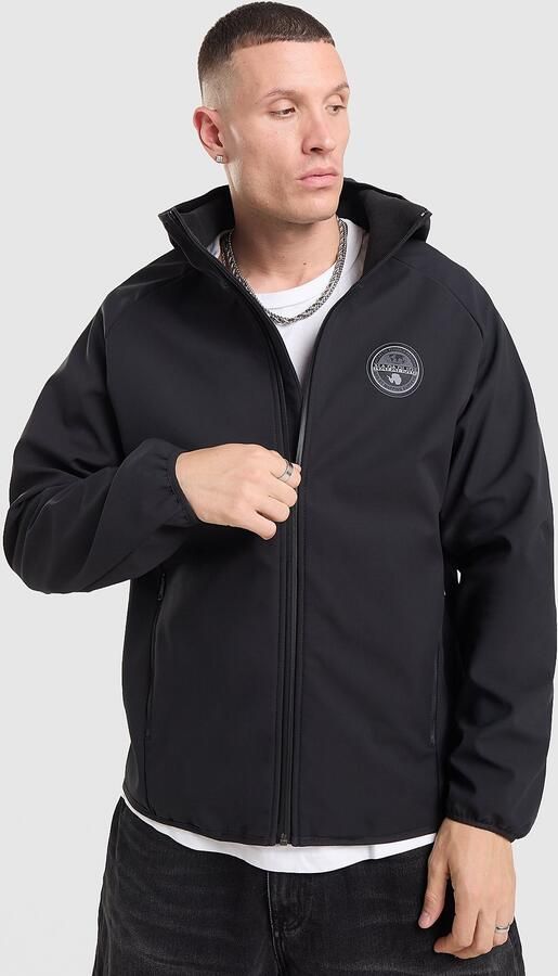 Napapijri Cabot Softshell Jacket Zwart- Heren Zwart