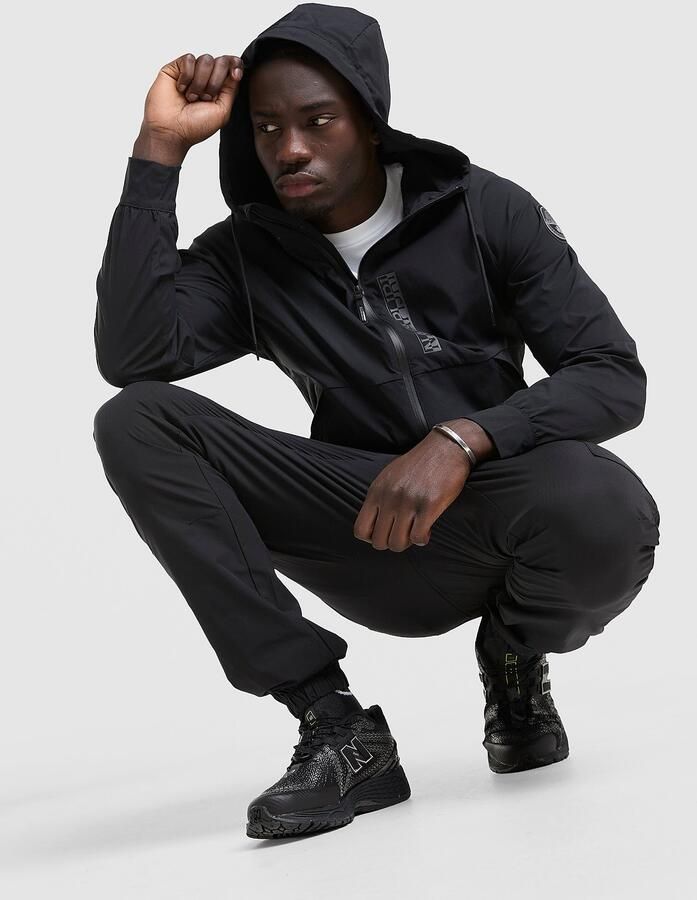 Napapijri Lockroy Full Zip Jacket Zwart- Heren Zwart