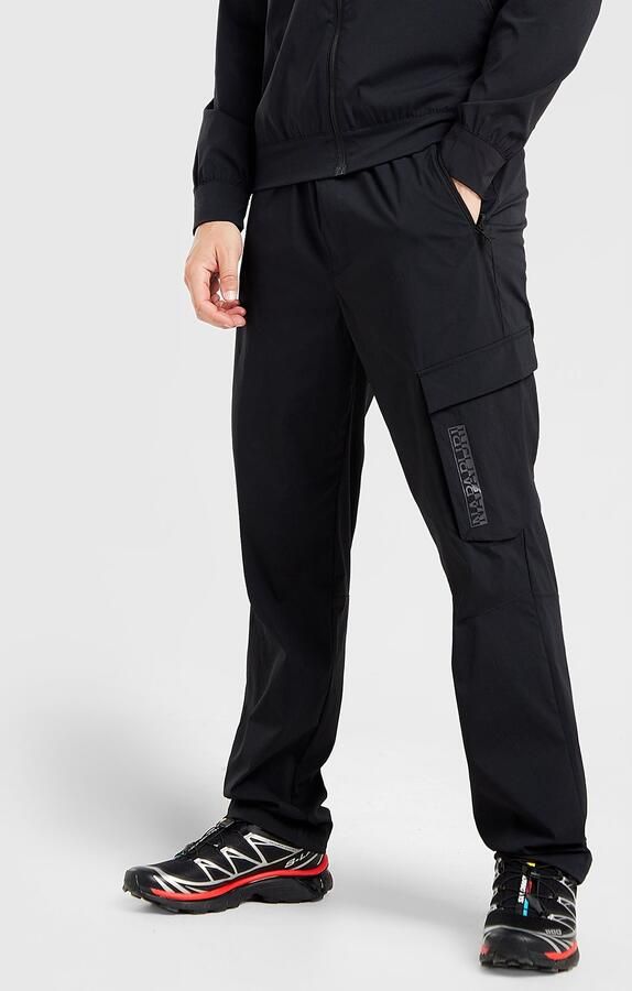 Napapijri Lockroy Woven Track Pants Zwart- Heren Zwart
