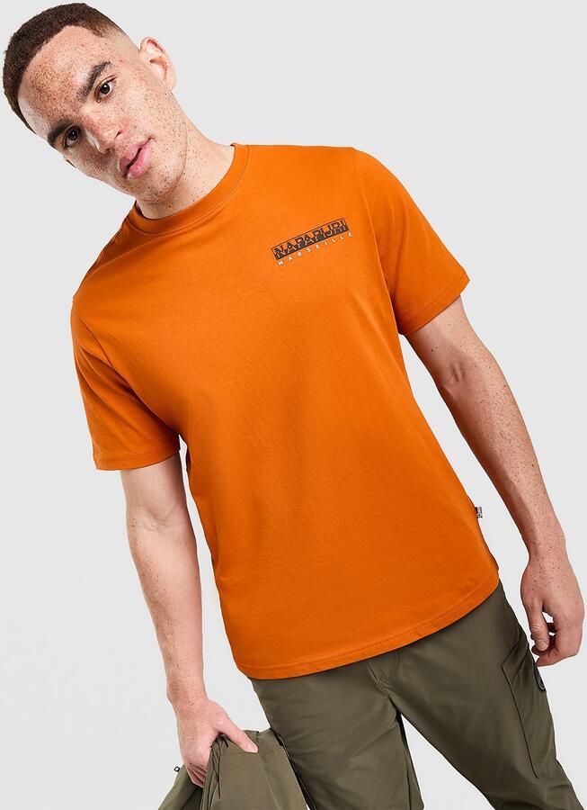 Napapijri Marseille T-Shirt Oranje- Heren Oranje