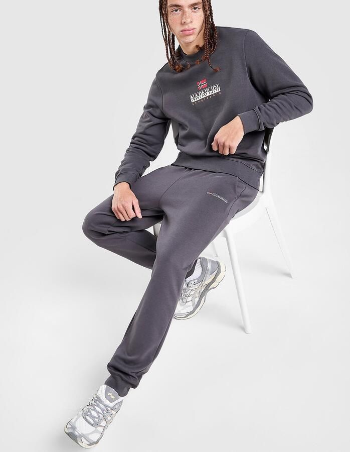 Napapijri Melk Fleece Joggers Grijs- Heren Grijs