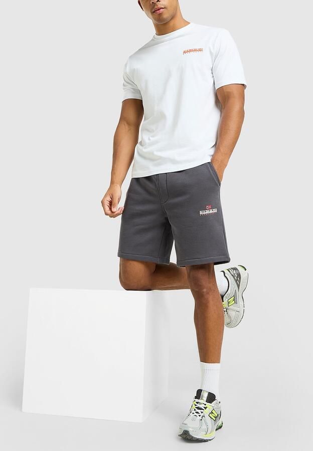 Napapijri Nory Fleece Shorts Grijs- Heren Grijs