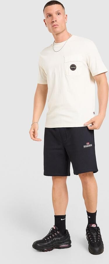 Napapijri Nory Fleece Shorts Zwart- Heren Zwart