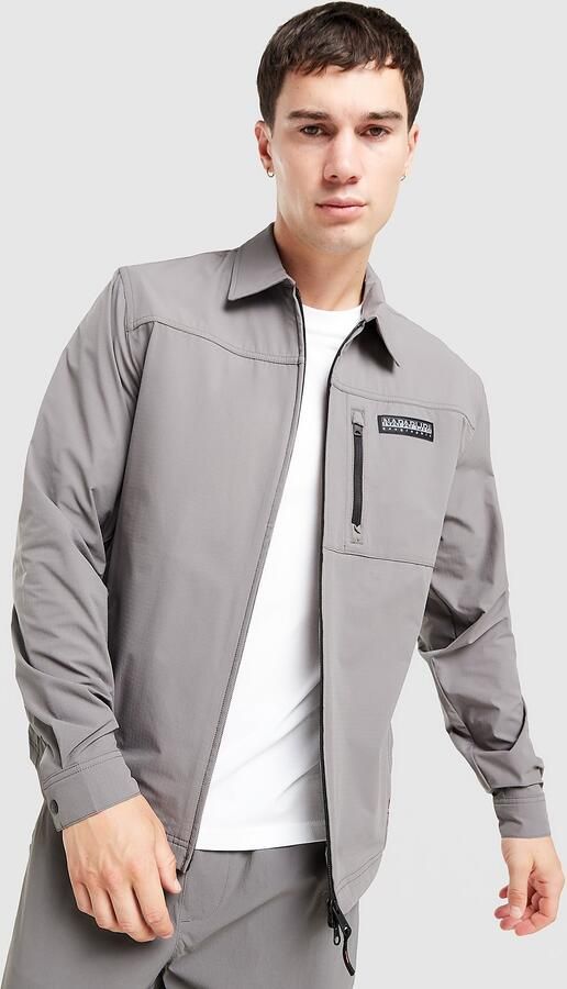 Napapijri Ridge Overshirt Grijs- Heren Grijs