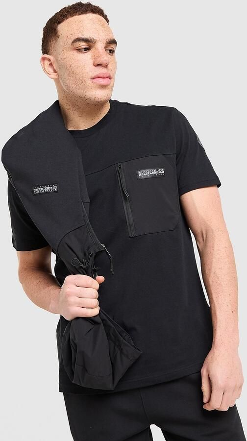Napapijri Selk Pocket T-Shirt Grijs- Heren Grijs