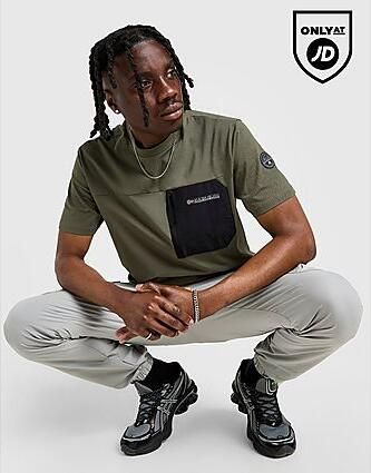 Napapijri Selk Pocket T-Shirt Olive- Heren Olive - Foto 2