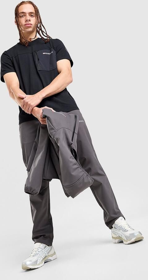 Napapijri Selk Pocket T-Shirt Zwart- Heren Zwart