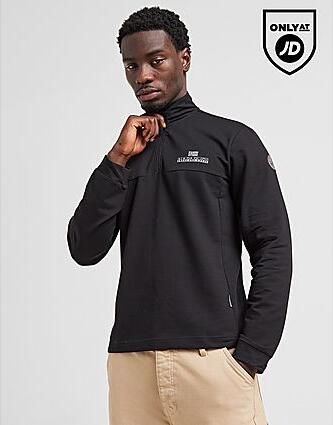Napapijri Sesano Tech 1 2 Zip Top Black- Heren Black