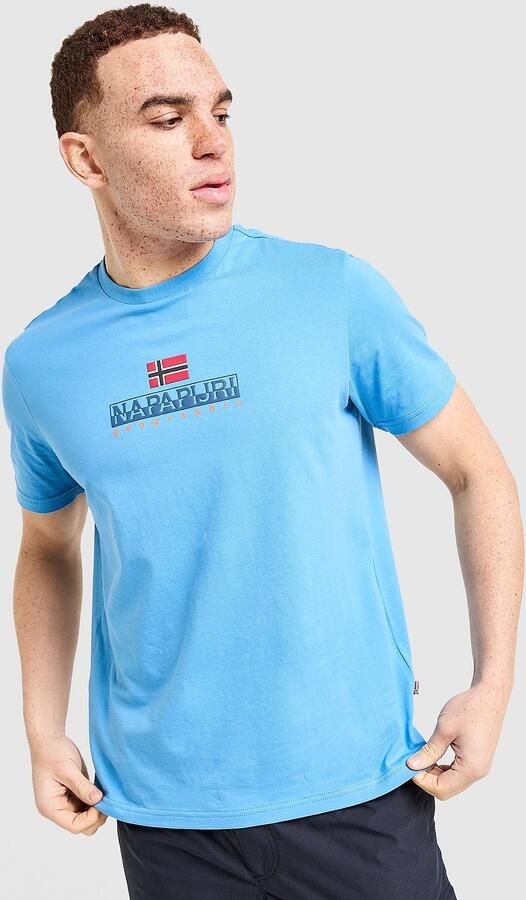 Napapijri Sory T-Shirt Blauw- Heren Blauw
