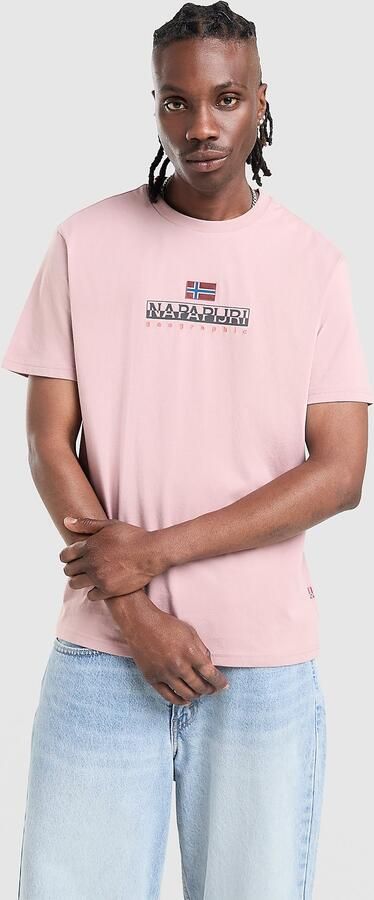 Napapijri Sory T-Shirt Roze- Heren Roze