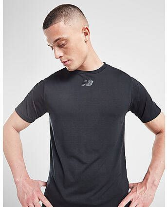 New Balance Impact Run Luminous Short Sleeve T-Shirt Black- Heren