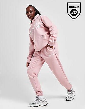 New Balance Logo Joggers Pink- Dames