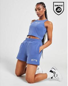 New Balance Logo Shorts Blue- Dames