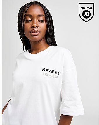 New Balance 9060 Footwear Boyfriend T-Shirt White- Dames White