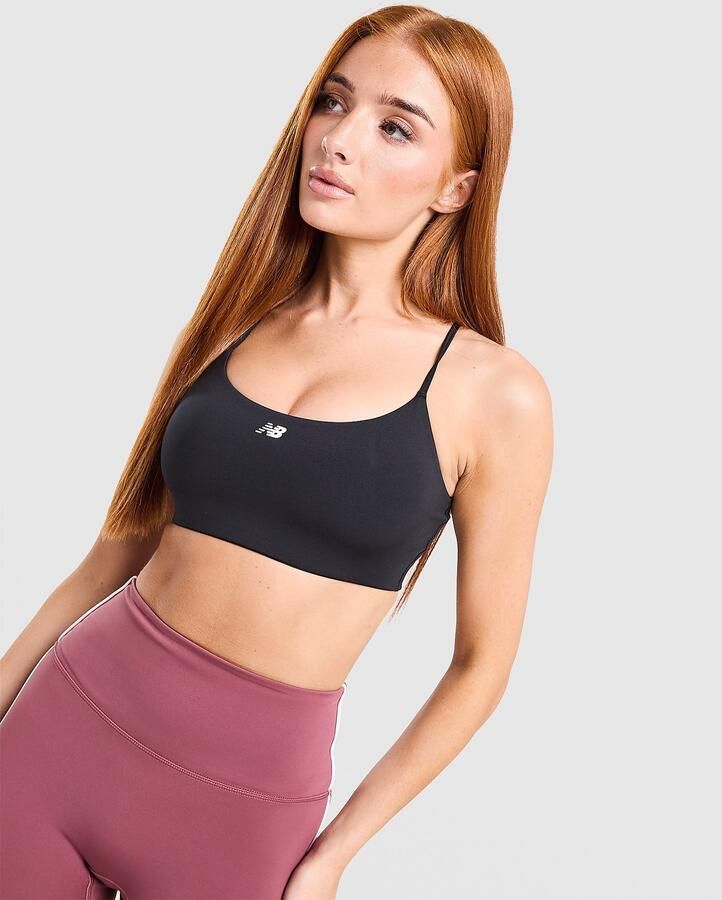 New Balance Accelerate All Day Sports Bra Zwart- Dames Zwart