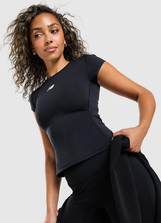 New Balance Accelerate T-Shirt Zwart- Dames Zwart